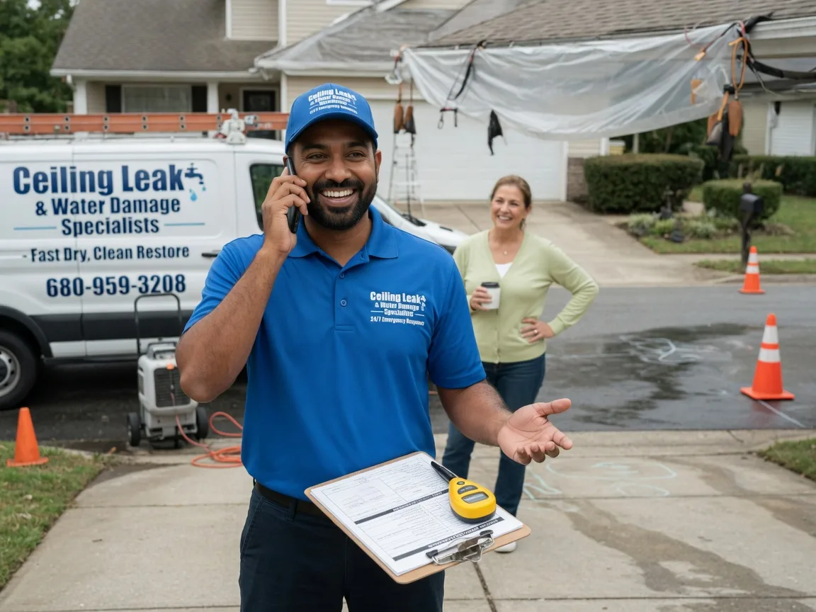 Ceiling Leak Cleanup Chestertown, MD FAQs